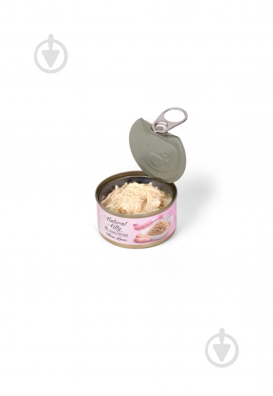 Консерва для котов Natural Kitty Meat Lover с куриным филе в соусе 70 г - фото 2 Консерва для котов Natural Kitty Meat Lover с куриным филе в соусе 70 г - фото 2