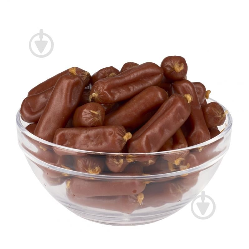 Ласощі для собак AnimAll Platinum Мініковбаски з куркою 200 г - фото 1