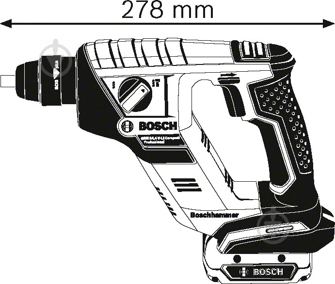 Перфоратор Bosch Professional Heavy Duty GBH 18 V-LI Compact 0611905308 - фото 11