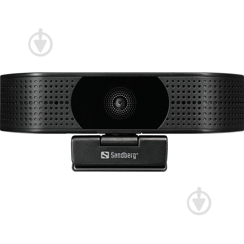 Веб-камера Sandberg Webcam Pro Elite 4K UHD (IMX258) Autofocus USB-A/USB-C Black (134-28) - фото 1