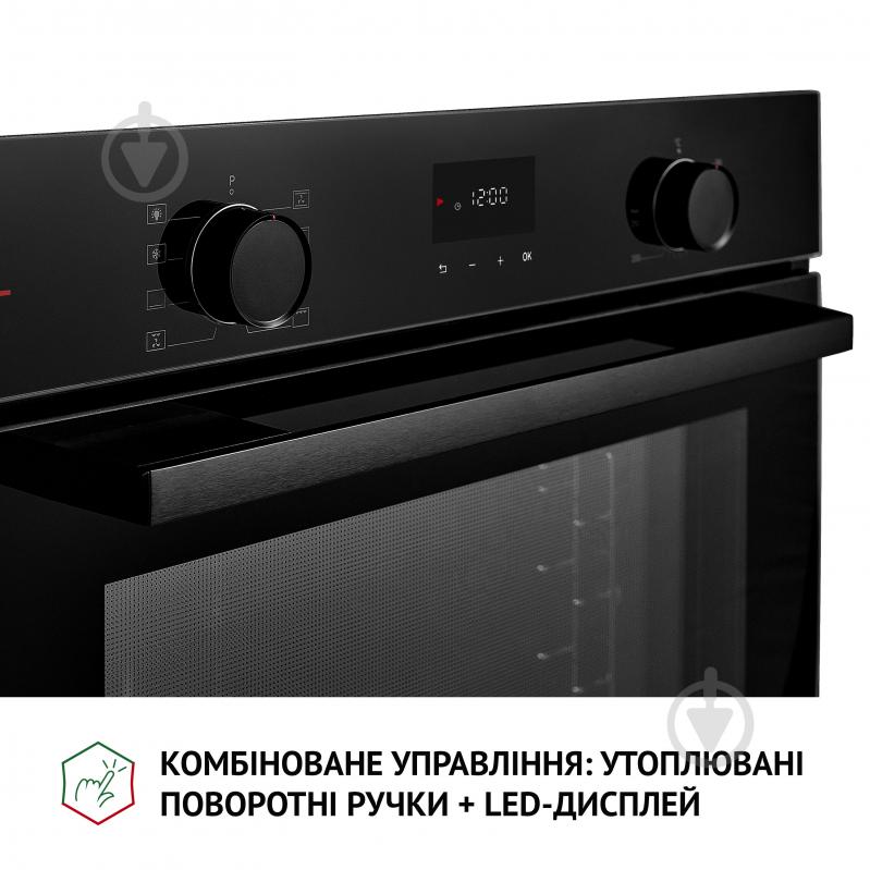 Духова шафа Perfelli DIAMOND 6D8L NERO електрична повновбудовувана - фото 8