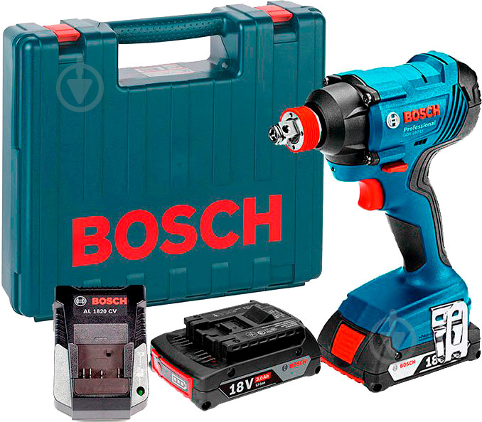 Гайковерт ударный аккумуляторный Bosch Professional GDX 180-LI + Swiss Peak Multitool 0615990K9W - фото 3