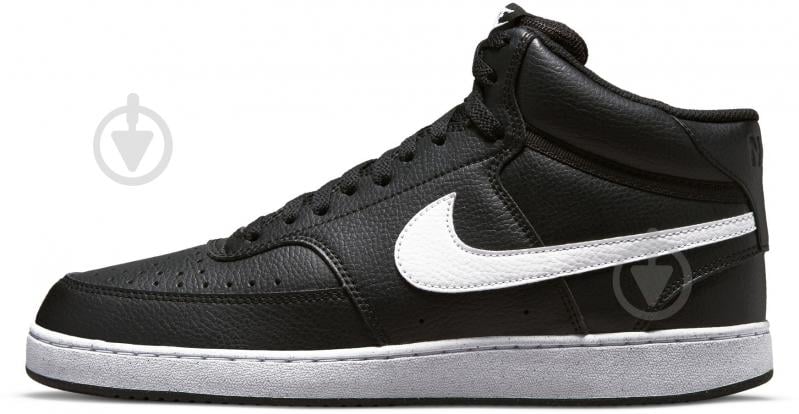 Кросівки чоловічі демісезонні Nike COURT VISION MID NEXT NATURE DN3577-001 р.42 чорні - фото 3