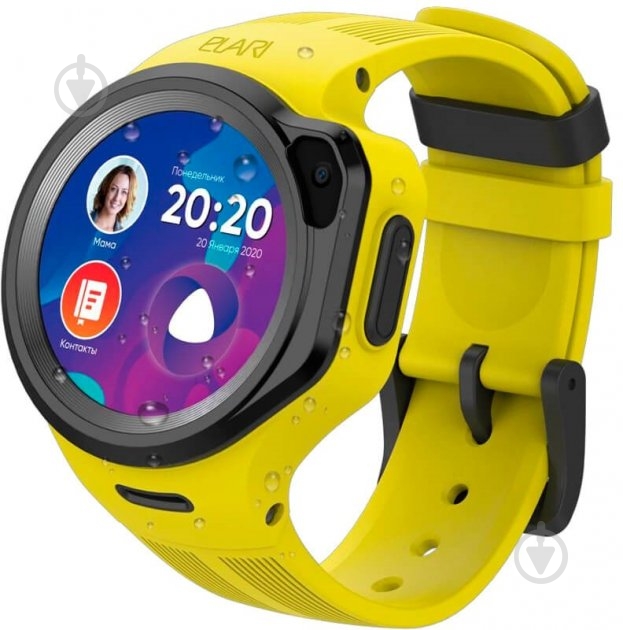ᐉ Смарт-часы детские Elari KidPhone 4G Round yellow (KP-4GRD-Y ...