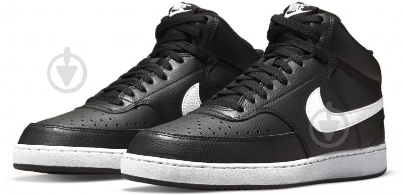 Кросівки чоловічі демісезонні Nike COURT VISION MID NEXT NATURE DN3577-001 р.42,5 чорні - фото 5