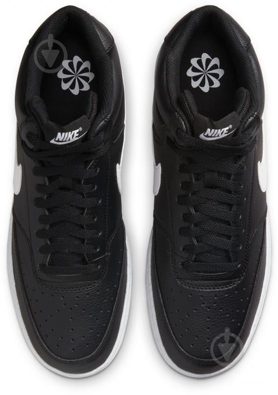 Кросівки чоловічі демісезонні Nike COURT VISION MID NEXT NATURE DN3577-001 р.42,5 чорні - фото 6