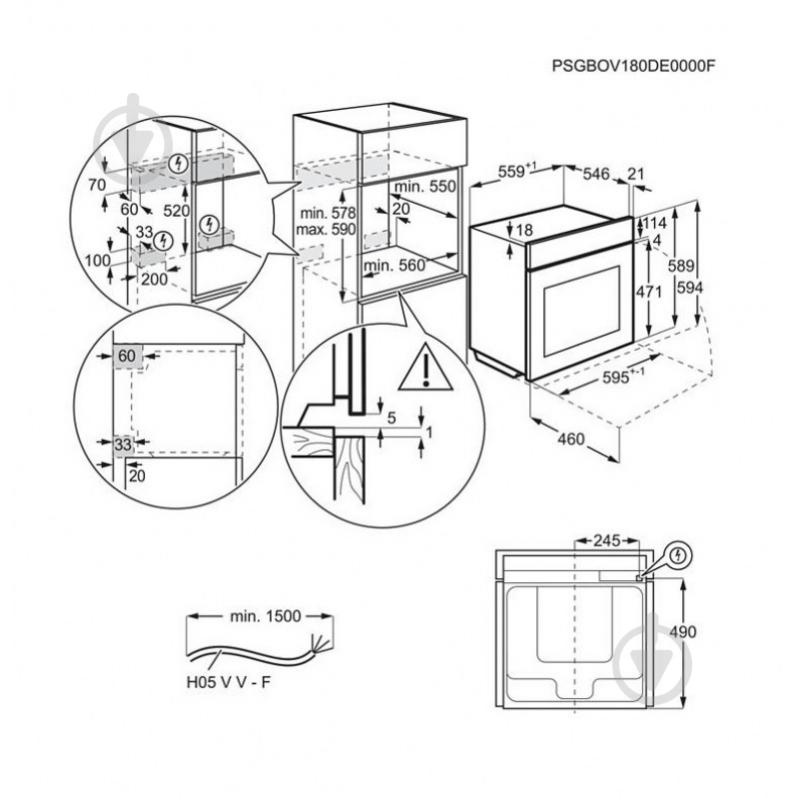 Духовой шкаф Electrolux KOEAP31WT BI Oven - фото 13