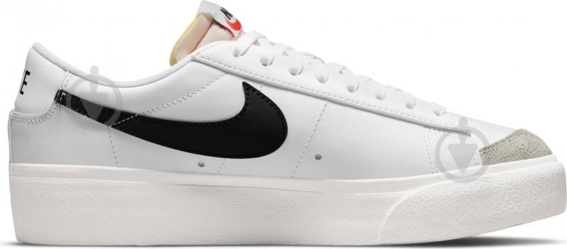 Кроссовки женские демисезонные Nike W BLAZER LOW PLATFORM DJ0292-101 р.38 белые - фото 2