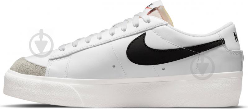 Кросівки жіночі демісезонні Nike W BLAZER LOW PLATFORM DJ0292-101 р.38 білі - фото 4