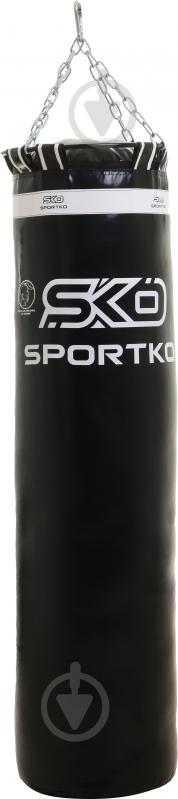 Боксерський мішок SPORTKO 100x35 см 40 кг чорний - фото 1