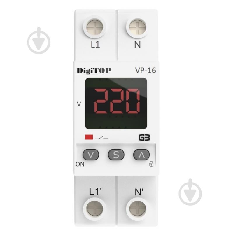 Реле напруги DigiTOP VP-16A M2R - фото 2