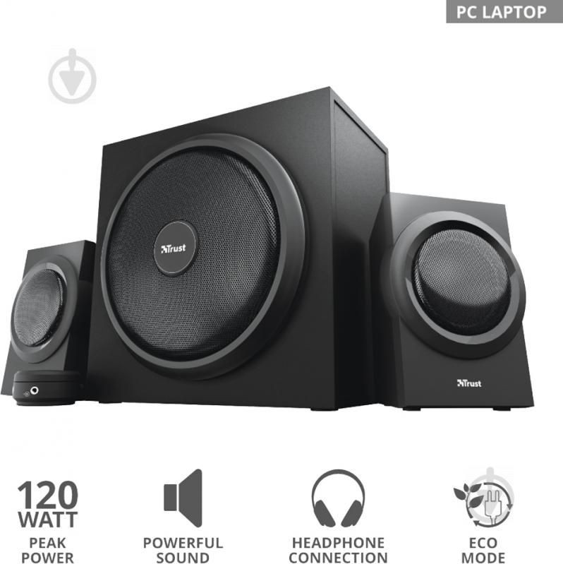 Акустична система Trust Yuri Speaker Set 2.1 black - фото 7