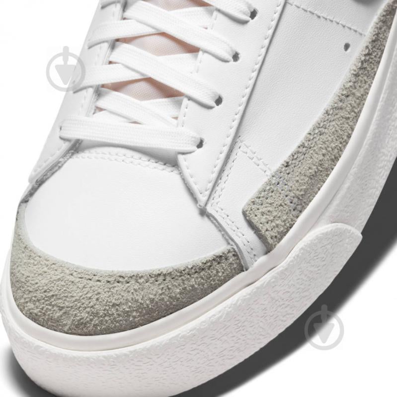 Кроссовки женские демисезонные Nike W BLAZER LOW PLATFORM DJ0292-101 р.40 белые - фото 9