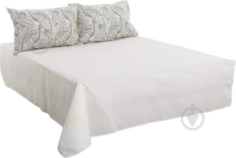 Комплект постельного белья Claudia семейный серый Ibodo - фото 2