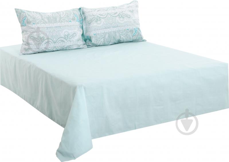 Комплект постельного белья Geneva 1,5 бирюзовый Ibodo - фото 2 Комплект постельного белья Geneva 1,5 бирюзовый Ibodo - фото 2