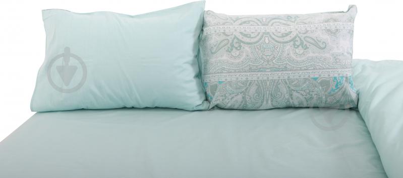 Комплект постельного белья Geneva 1,5 бирюзовый Ibodo - фото 3 Комплект постельного белья Geneva 1,5 бирюзовый Ibodo - фото 3
