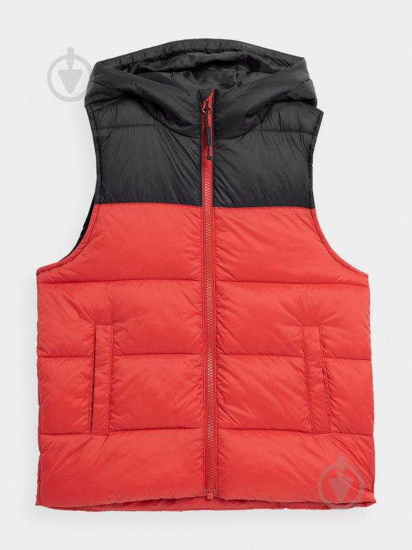 Жилет 4F 4FJSS23TDJAM079-62S р.146 красный - фото 3