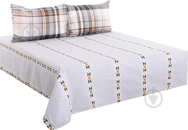 Комплект постельного белья Naples 2,0 серый с желтым La Nuit - фото 2