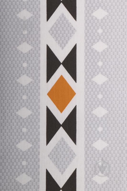 Комплект постельного белья Naples семейный серый с желтым Ibodo - фото 4