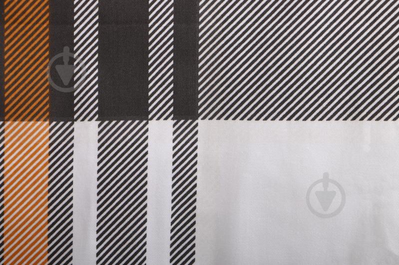 Комплект постельного белья Naples семейный серый с желтым Ibodo - фото 5