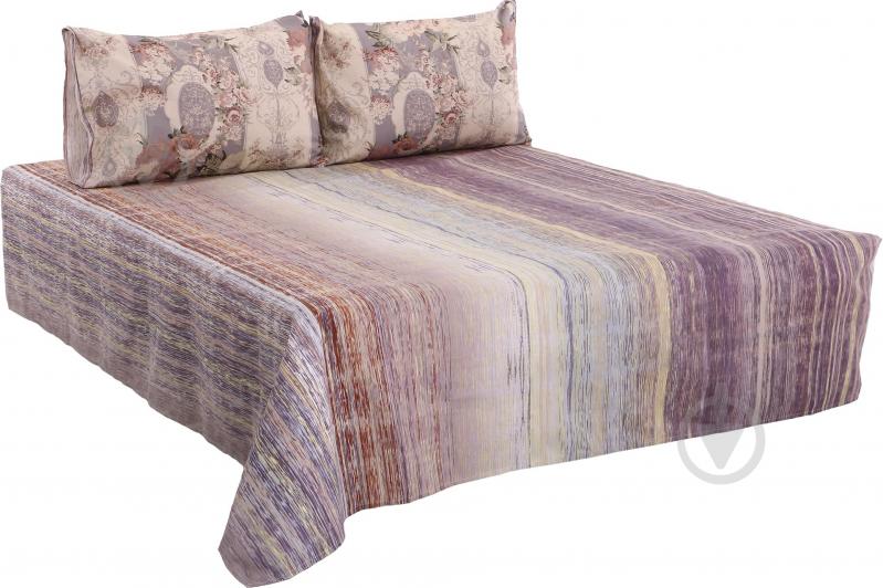 Комплект постільної білизни Sarah сімейний бежевий Ibodo - фото 2