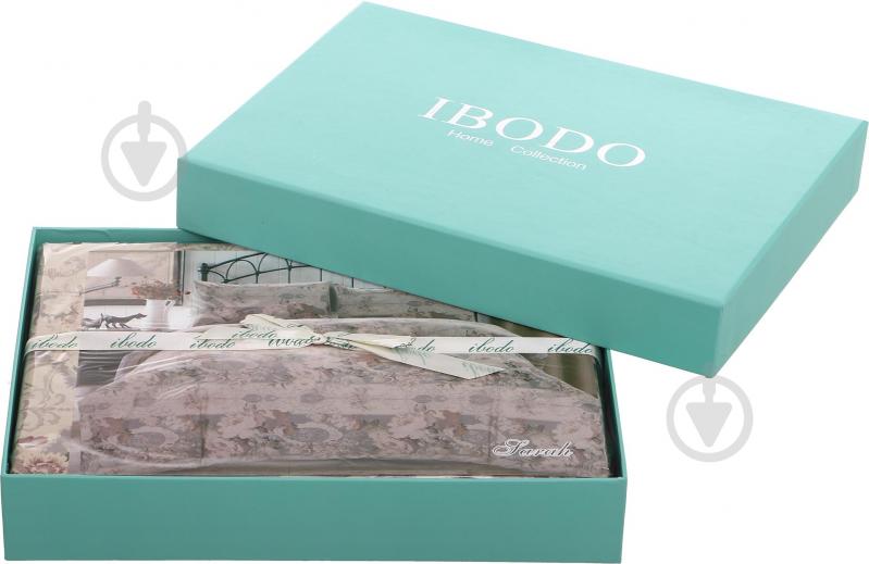 Комплект постільної білизни Sarah сімейний бежевий Ibodo - фото 6