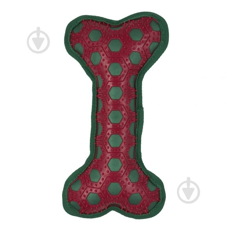 Игрушка для собак AnimAll GrizZzly Кость 22 см зеленый с красным (184884) - фото 1 Игрушка для собак AnimAll GrizZzly Кость 22 см зеленый с красным (184884) - фото 1