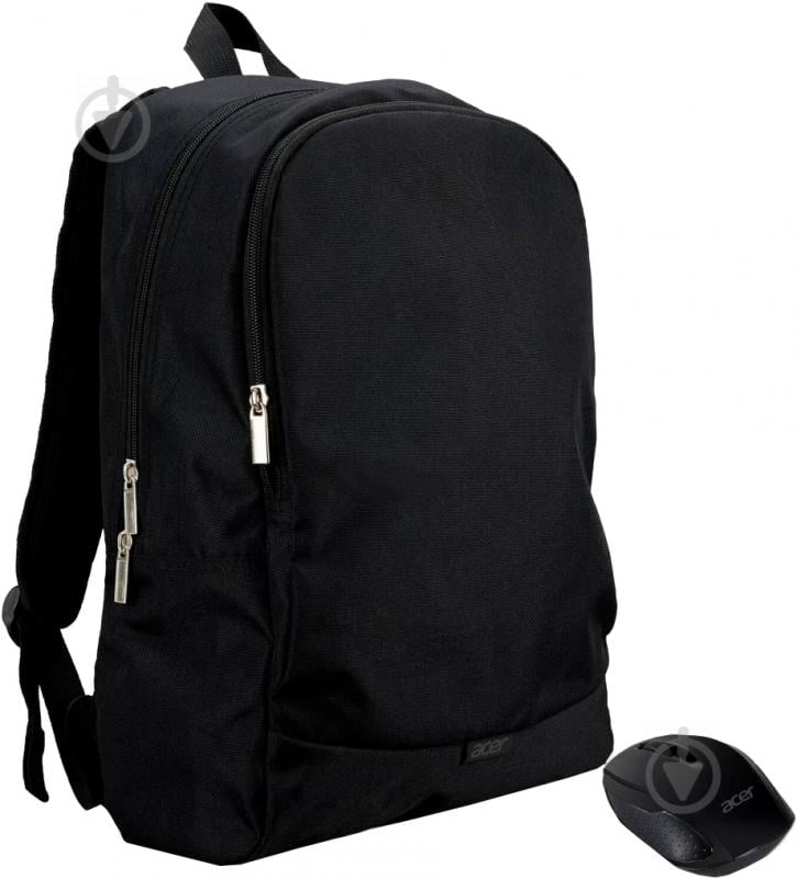 Рюкзак Acer для ноутбука ABG950 Backpack and Wireless Mouse 15.6" black (NP.ACC11.029) - фото 1