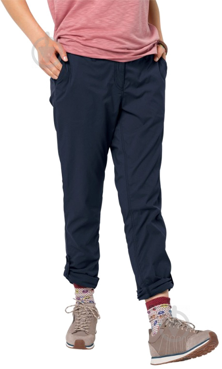 Штани Jack Wolfskin DESERT ROLL-UP PANTS W 1505281-1910 р. 38 темно-синій - фото 3