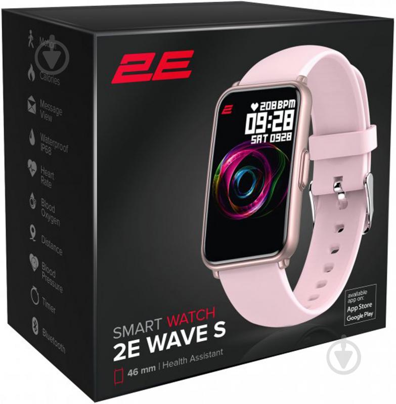 Смарт-годинник 2E Wave S 46 мм pink (2E-CWW11PK) - фото 4