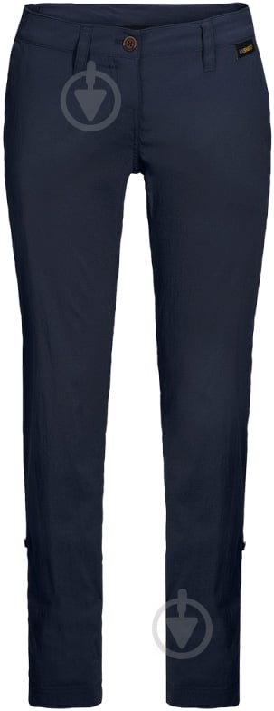 Брюки Jack Wolfskin DESERT ROLL-UP PANTS W 1505281-1910 р. 42 темно-синий - фото 1