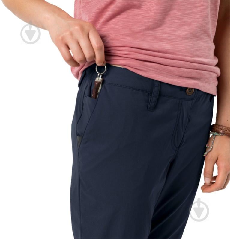 Брюки Jack Wolfskin DESERT ROLL-UP PANTS W 1505281-1910 р. 42 темно-синий - фото 5