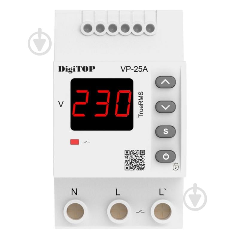 Реле напряжения DigiTOP VP-25A M3R - фото 2 Реле напряжения DigiTOP VP-25A M3R - фото 2