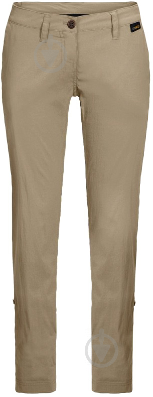 Брюки Jack Wolfskin DESERT ROLL-UP PANTS W 1505281-5605 р. 36 бежевый - фото 1