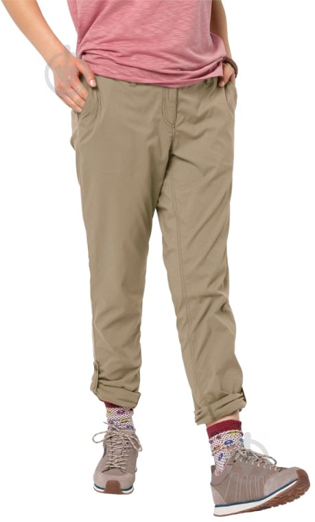 Штани Jack Wolfskin DESERT ROLL-UP PANTS W 1505281-5605 р. 38 бежевий - фото 2