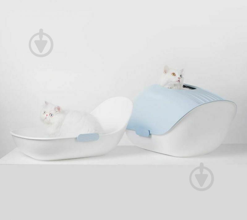 Лоток PETKIT Xiaomi Furrytail Whale Cat Litter Box (Blue) - фото 5