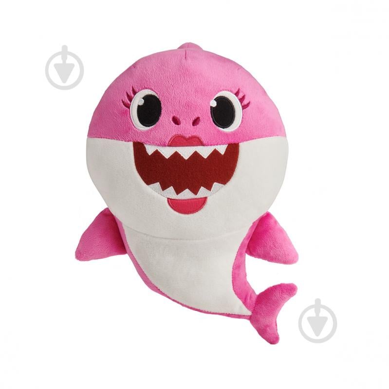 Игрушка BABY SHARK Мама Акулененка 30 см розовый с белым - фото 1