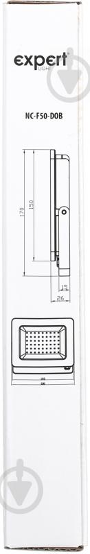 Прожектор Expert 50W NC-F50-DOB 50 Вт IP65 черный - фото 8