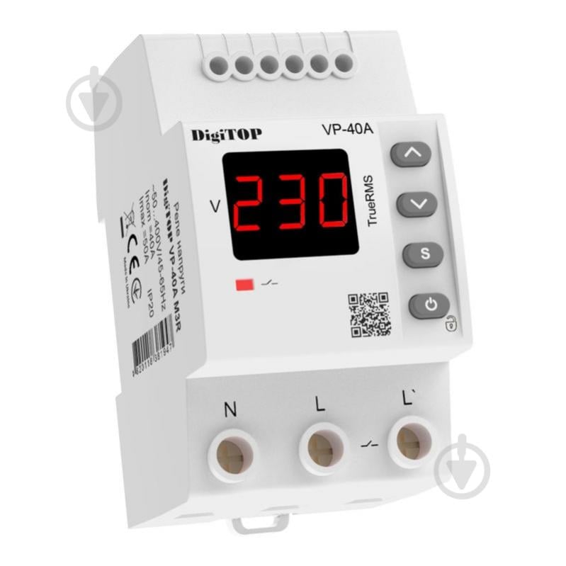 Реле напруги DigiTOP VP-40A M3R - фото 1