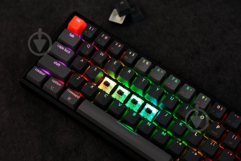 Клавиатура Keychron К6 (R1_KEYCHRON) Optical Red White LED black - фото 7