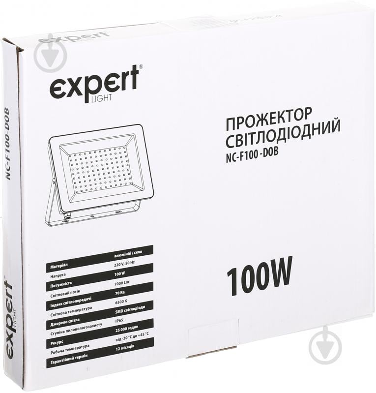 Прожектор Expert NC-F100-DOB 100 Вт IP65 черный - фото 5