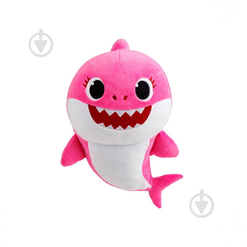 Игрушка BABY SHARK Мама Акулененка 19 см розовый с белым - фото 1