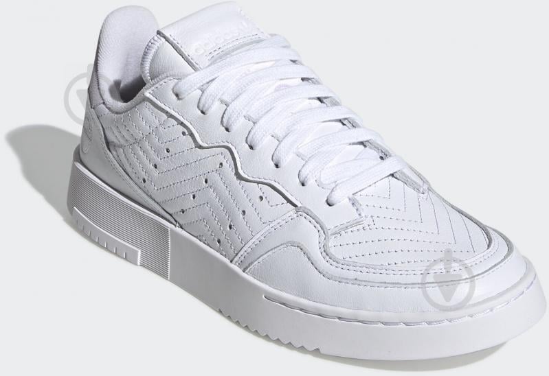 Кроссовки женские демисезонные Adidas SUPERCOURT W EG9053 р.36 белые - фото 4