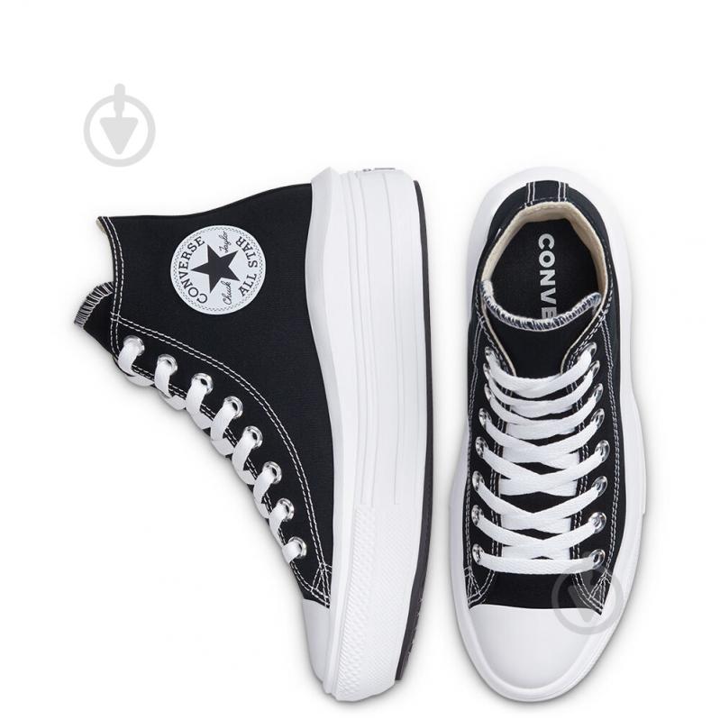 Кеды Converse Chuck Taylor All Star Move 568497C р.39 черный - фото 4