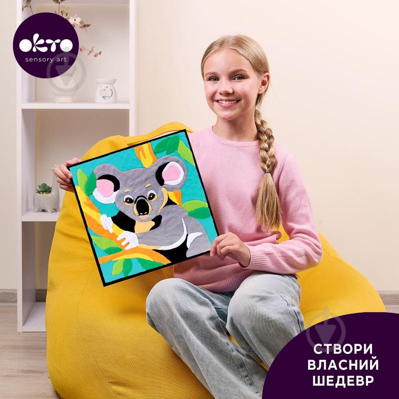 Картина з легкого пластиліну OKTO Коала 29x29 см 20028 - фото 2