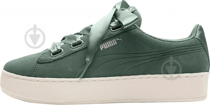 Кросівки Puma Vikky Platform Ribbon S 36641805 р.37 зелений - фото 5