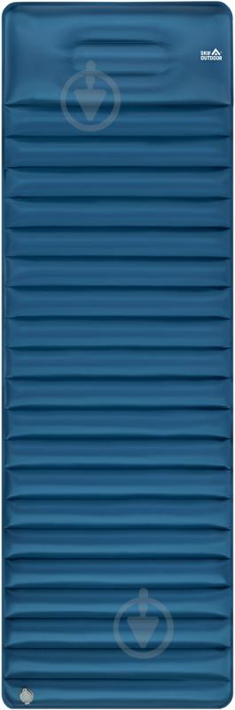 Каремат надувной тактический SKIF Outdoor Scout 2 389.04.37 188x60 см темно-синий - фото 1 Каремат надувной тактический SKIF Outdoor Scout 2 389.04.37 188x60 см темно-синий - фото 1