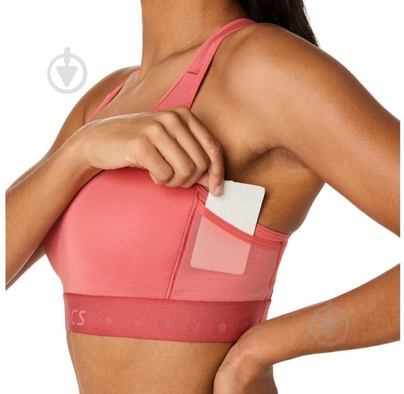 Топ Asics ROAD COMPRESSION BRA 2012C995-702 р.M розовый - фото 4