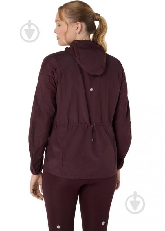 Ветровка женская Asics ROAD PACKABLE JACKET 2012D076-600 р.M бордовая - фото 2