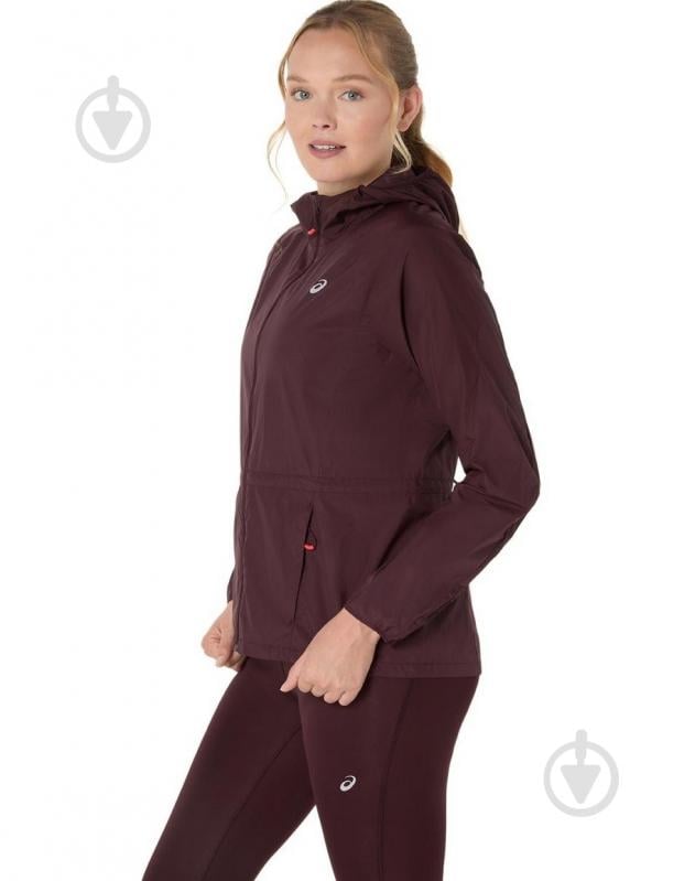 Ветровка женская Asics ROAD PACKABLE JACKET 2012D076-600 р.M бордовая - фото 3